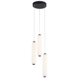 Catkin lampa wisząca czarny mat LED 3x8W 4000K 1920lm 339123-30 REALITY